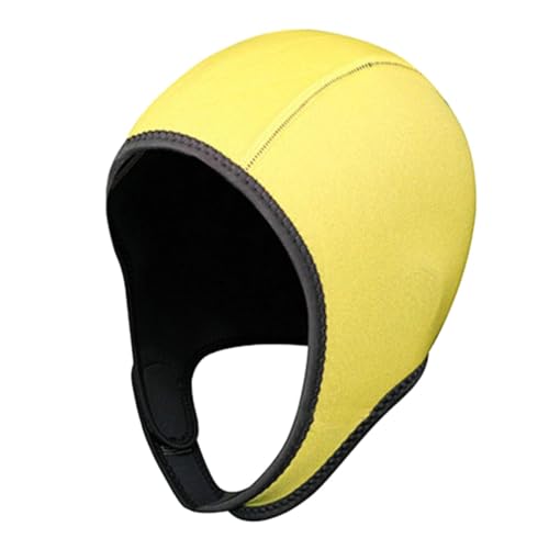 Ronyme Tauchhaube Badekappe 3 mm Neopren Tauchanzug Haube Kopfbedeckung Tauchhaube Bademütze für Winterschnorcheln Schwimmen, Gelb Ronyme Tauchhaube Badekappe 3 mm Neopren Tauchanzug Haube Kopfbedeckung Tauchhaube Bademütze für Winterschnorcheln Schwimmen, Gelb von Ronyme