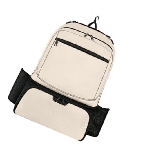 Ronyme Tennis-Rucksack, Tennistasche, Rucksack für Damen und Herren, Mehrzweck-Schläger-Abdeckung, Organizer, großer Rucksack, Pickleball-Schlägertasche, Beige von Ronyme