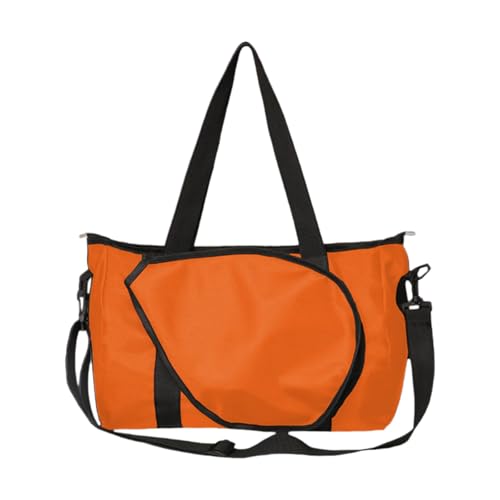 Ronyme Tennis-Tragetasche, Umhängetasche, Ausrüstung, professionelle, Wasserabweisende Damen und Herren, Sportler, große Badminton-Tasche, Schlägertasche, Orange von Ronyme