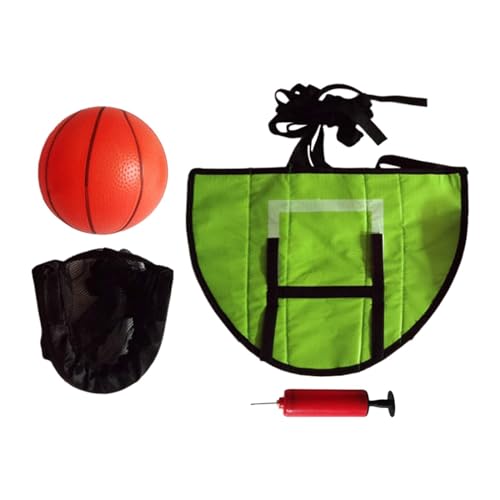 Ronyme Trampolin-Basketballkorb, leichte Grundplatte, stabil, für Kinder und Jugendliche, stabiles Trampolin-Zubehör, Basketballständer, mit 1 Stück Bälle Ronyme Trampolin-Basketballkorb, leichte Grundplatte, stabil, für Kinder und Jugendliche, stabiles Trampolin-Zubehör, Basketballständer, mit 1 Stück Bälle von Ronyme