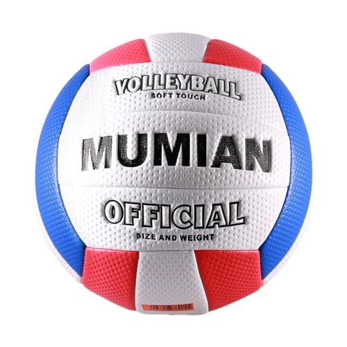 Ronyme Volleyball für drinnen und draußen, Größe 5, weicher Volleyballball, Volleyball für im Fitnessstudio, Beachgame-Volleyball für Kinder und von Ronyme