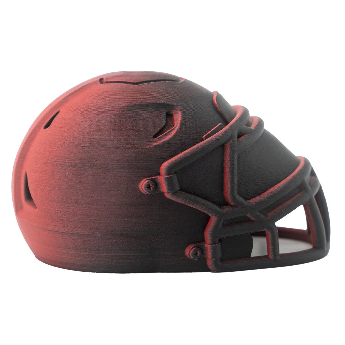 American Football MVP Helm Trophäe - schwarz-rot nur Helm American Football MVP Helm Trophäe - schwarz-rot nur Helm von Rookie GOAT