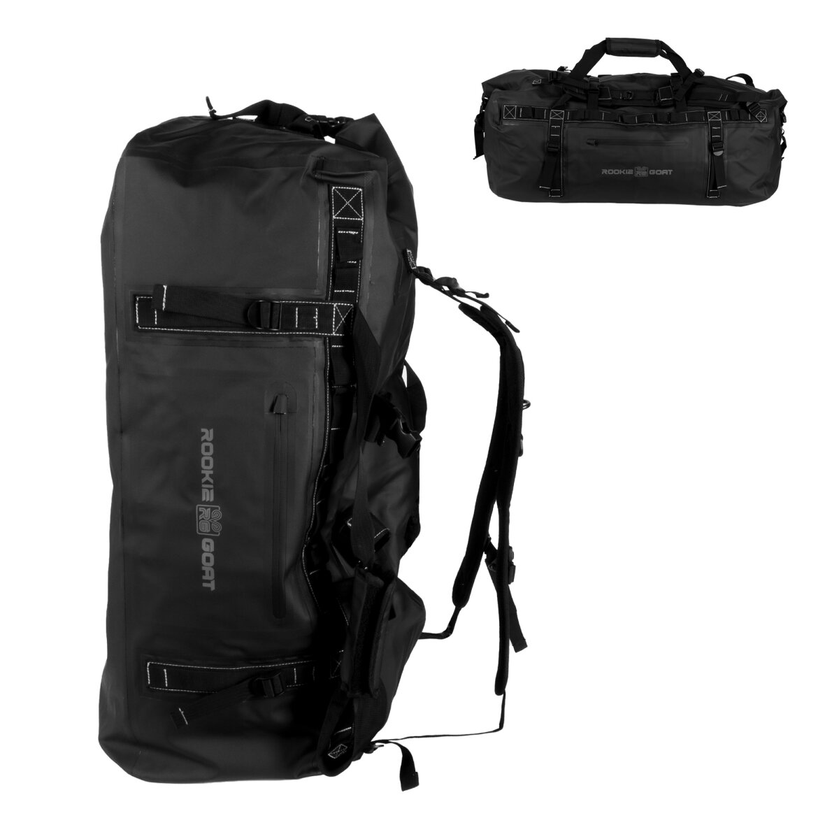 Rookie GOAT Wasserabweisende Rolltop Tasche mit Rucksackfunktion Rookie GOAT Wasserabweisende Rolltop Tasche mit Rucksackfunktion von Rookie GOAT