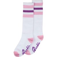 Rookie 16'' Mid Calf Sock White Pink Purple Adult von Rookie