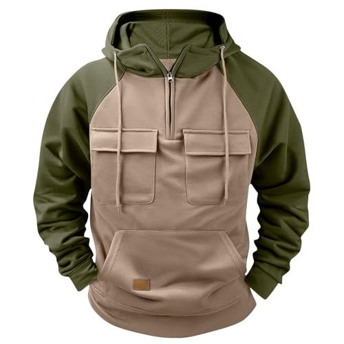 Rosennie Black Friday 2024 Skeleton Zip Up Hoodie Pullover & Strickjacken Für Herren Winterpullover Herren Warm Männer Hoodie Hoodie Schwarz Herren Pulpover Herren Hoodie Khaki S von Rosennie