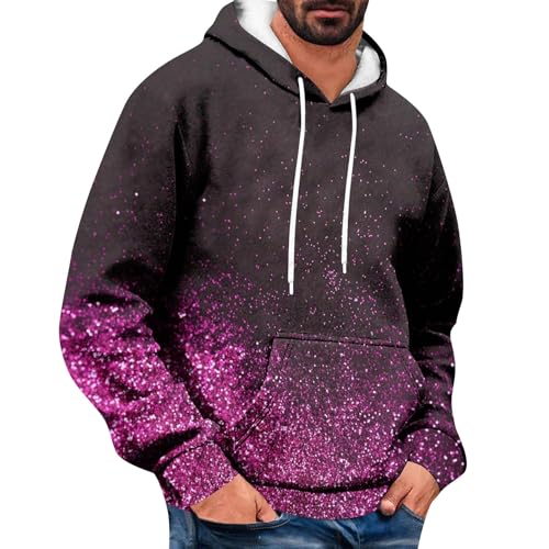 Rosennie Meine Bestellungen Anzeigen Hoodie Herren Reißverschluss Pullover Für Herren Hoody Herren Mit Kapuze Hoddypullover Herren XXL Schwarzer Hoodie Herren (Dark Purple, L) von Rosennie