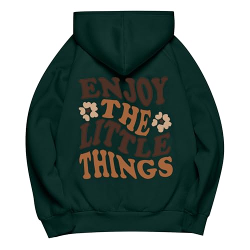 Rosennie Outlet Angebote Hoodie Herren Oversize Herren Pullover Winter Hoodie Jacke Herren Hoodi Herren Schwarzer Basic Hoodie Herren Hodys Für Herren Pullover Herren Mit Kapuze (Dark Green, XXL) von Rosennie