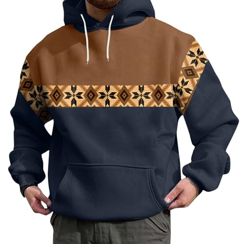 Rosennie Warehouse Deals Angebote Sweatshirt Herren Mit Kapuze Herren Pullover Ohne Kapuze Strickpullover Herren Hoddypullover Herren XXL Dünner Herrenpullover Mit Kaputze (Marine, M) von Rosennie