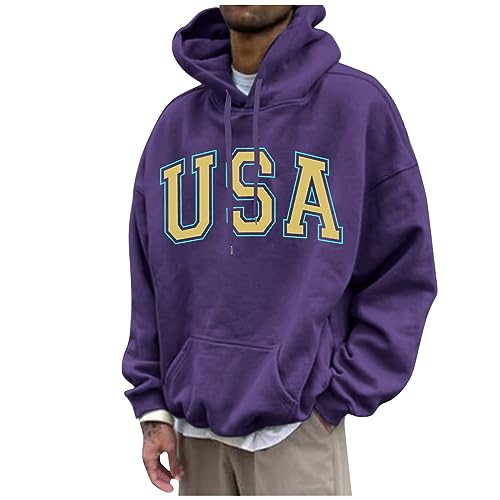 Sweatshirts Für Herren Hoodie Herren Oversize Herren Pullover Winter Hoodie Jacke Herren New York Druck Lustige Pullover Loose Fit Y2K Hoodie Baggy Herbst Kapuzenpullover Hip Pop Streetwear von Rosennie