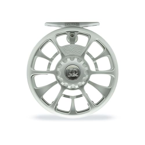 Ross Evolution FS Fliegenrolle - Matt Platinum - 7/8 WT - Made in USA von Ross Reels