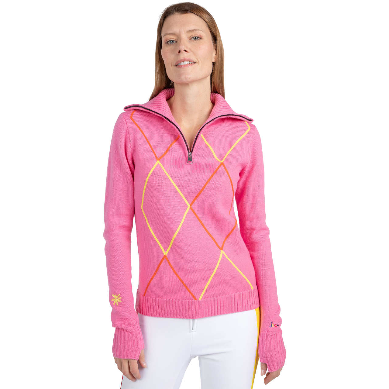 Rossignol Skiwear Damen Pullover JCC 1/2 ZIP pink von Rossignol Skiwear