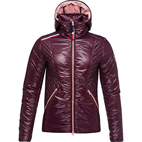 Rossignol Damen Verglas Hood Jacket Weste, Weinrot, XS von Rossignol