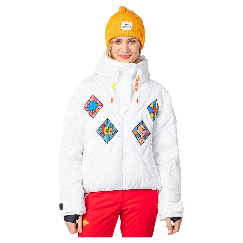 Rossignol Jcc Lumy Bomber Down Jacket Weiß M Frau von Rossignol