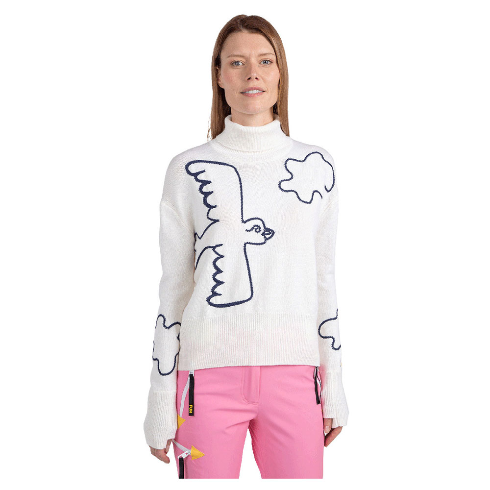 Rossignol Jcc Roll Neck Sweater Weiß M Frau Rossignol Jcc Roll Neck Sweater Weiß M Frau von Rossignol