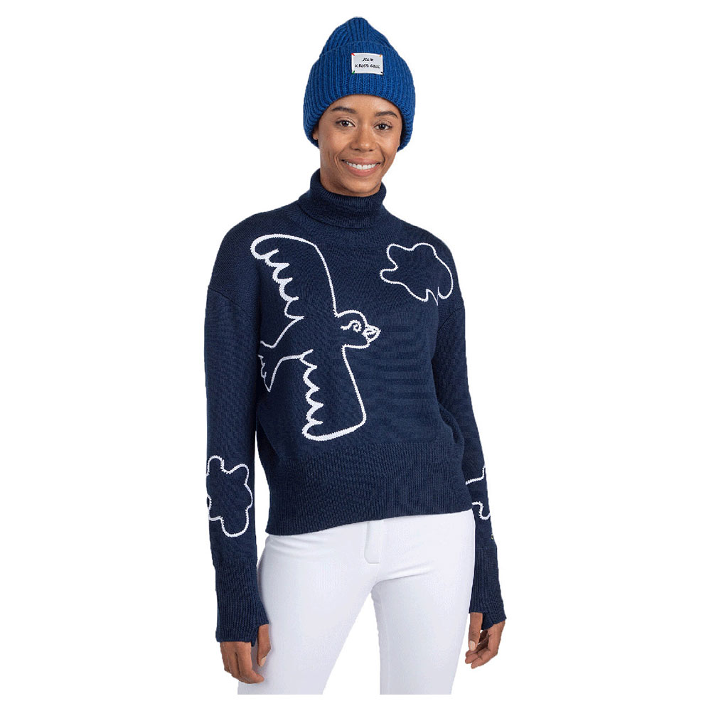 Rossignol Jcc Roll Neck Sweater Blau S Frau Rossignol Jcc Roll Neck Sweater Blau S Frau von Rossignol