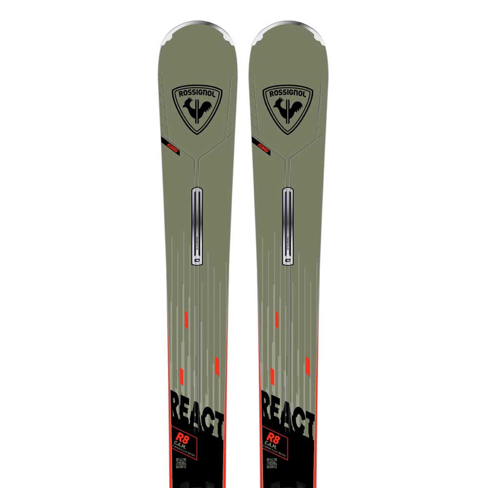 Rossignol React 8 Cam+nx 12 Konect Gw B80 Alpine Skis Pack Grün 177 von Rossignol