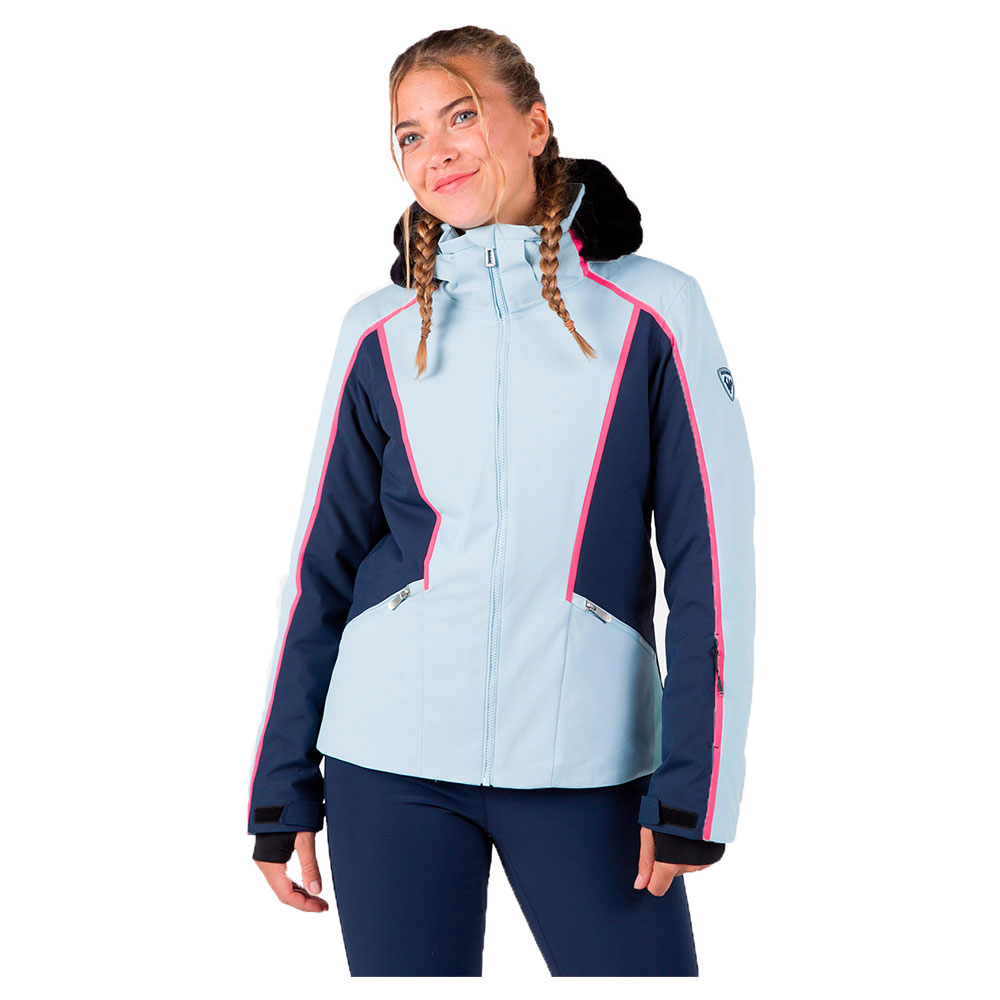 Rossignol Saluver Fur Jacket Blau L Frau von Rossignol