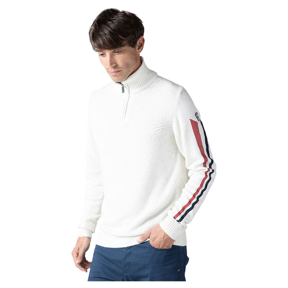 Rossignol Signature Sleeve Knit Sweater Weiß L Mann Rossignol Signature Sleeve Knit Sweater Weiß L Mann von Rossignol