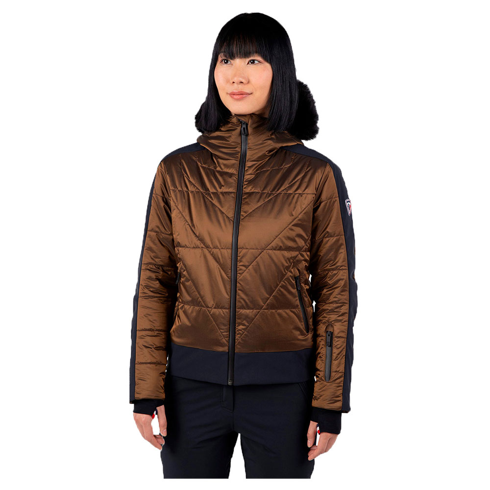Rossignol Ventina Bomber Jacket Braun XL Frau Rossignol Ventina Bomber Jacket Braun XL Frau von Rossignol
