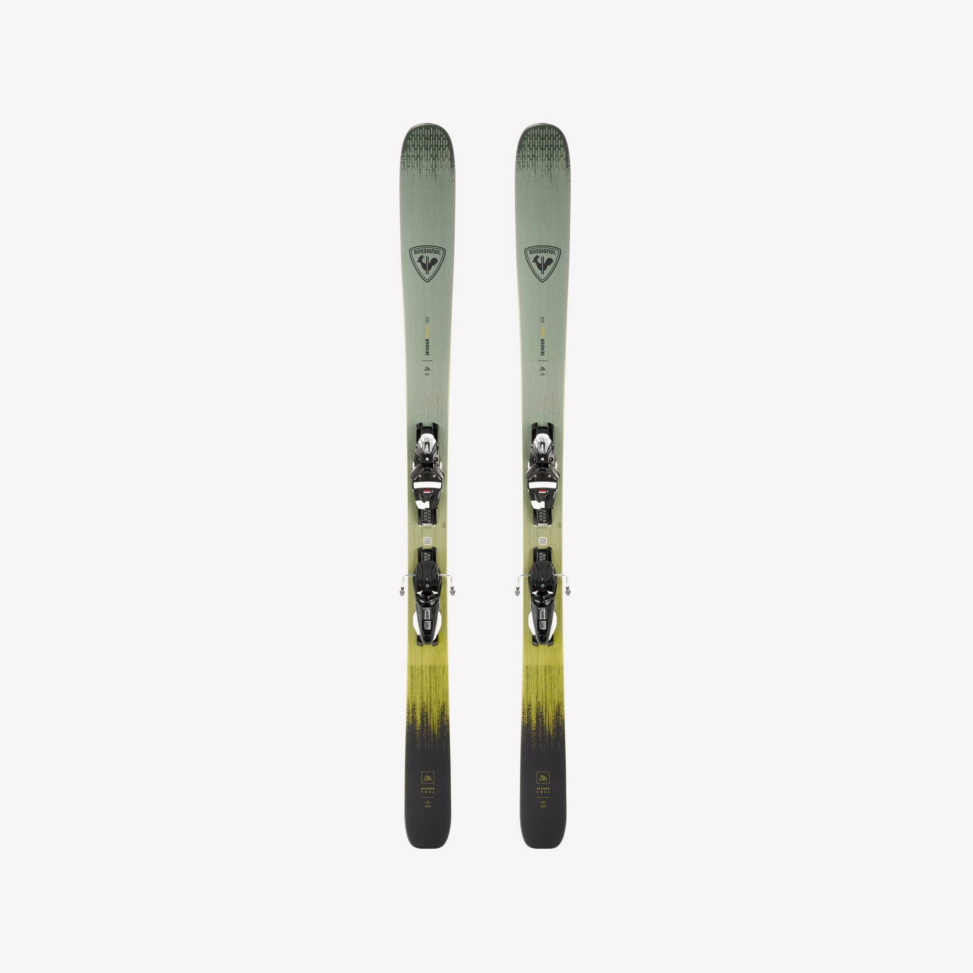 Ski Herren/Damen Freeride - Sender Soul 102 Rossignol + Bindung Look NX12 von Rossignol