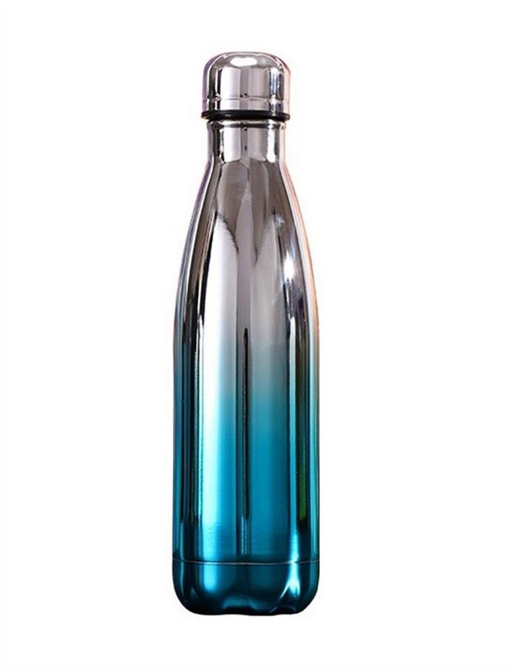 Rouemi Isolierflasche Dazzling Colour Thermobecher,500ml Sport Trinkbecher,12h heiß/24h kalt, Heiß- und Kaltgetränke Isolierung,mit auslaufsicherem von Rouemi