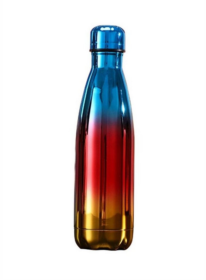 Rouemi Isolierflasche Dazzling Colour Thermobecher,500ml Sport Trinkbecher,12h heiß/24h kalt, Heiß- und Kaltgetränke Isolierung,mit auslaufsicherem von Rouemi