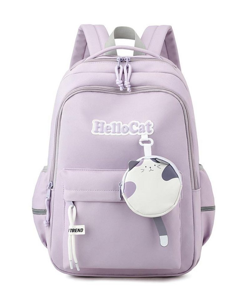 Rouemi Schulrucksack Schulrucksack mit großer Kapazität, Umhängetasche für Mädchen von Rouemi