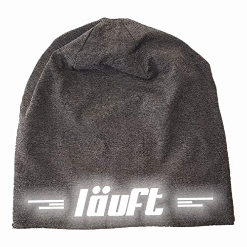 Roughtex Laufmütze Herren Damen Sport Mütze reflektierend zum Laufen Jogging Beanie Laufmützen LÄUFT Anthrazit M/L Roughtex Laufmütze Herren Damen Sport Mütze reflektierend zum Laufen Jogging Beanie Laufmützen LÄUFT Anthrazit M/L von Roughtex