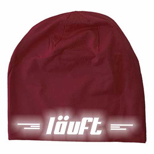 Roughtex Laufmütze Herren Damen Sport Mütze reflektierend zum Laufen Jogging Beanie Laufmützen LÄUFT Maroon XS/S Roughtex Laufmütze Herren Damen Sport Mütze reflektierend zum Laufen Jogging Beanie Laufmützen LÄUFT Maroon XS/S von Roughtex