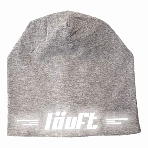 Roughtex Laufmütze Herren Damen Sport Mütze reflektierend zum Laufen Jogging Beanie Laufmützen LÄUFT Sports Grey M/L Roughtex Laufmütze Herren Damen Sport Mütze reflektierend zum Laufen Jogging Beanie Laufmützen LÄUFT Sports Grey M/L von Roughtex