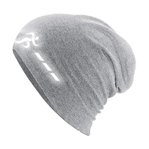 Roughtex Laufmütze Herren Damen Sport Mütze reflektierend zum Laufen Jogging Beanie Laufmützen Sommer Winter Sports Grey XS/S von Roughtex