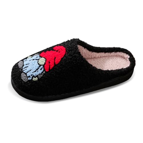 Rouingdd Weihnachts Hausschuhe Damen Rentier Hausschuhe Slipper Hauspantoffeln Warm Memory Foam Weihnachtshausschuhe Weihnachtsschuhe Weihnachten Hausschuhe Unisex Hausschuhe von Rouingdd