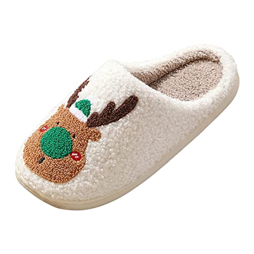 Rouingdd Weihnachtsschuhe Damen Halloween Slippers Pantoffeln Damen Hausschuhe Winter Weihnachts Plüsch Hausschuhe Weihnachtsschuhe Slippers Weihnachts Hausschuhe Christmas Hauspantoffeln von Rouingdd