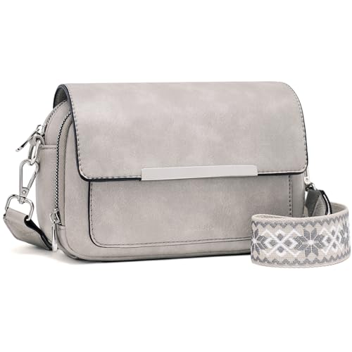 Roulens Damen Handy Umhängetasche, Vegan Leder Crossbody Bag Schultertasche mit Verstellbar Abnehmbar Breiter Gurt Roulens Damen Handy Umhängetasche, Vegan Leder Crossbody Bag Schultertasche mit Verstellbar Abnehmbar Breiter Gurt von Roulens
