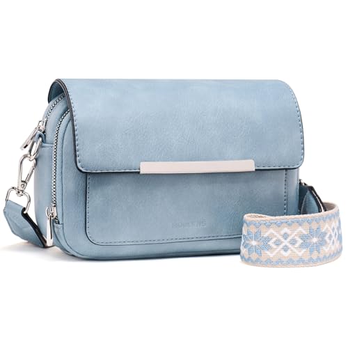 Roulens Damen Handy Umhängetasche, Vegan Leder Crossbody Bag Schultertasche mit Verstellbar Abnehmbar Breiter Gurt Roulens Damen Handy Umhängetasche, Vegan Leder Crossbody Bag Schultertasche mit Verstellbar Abnehmbar Breiter Gurt von Roulens