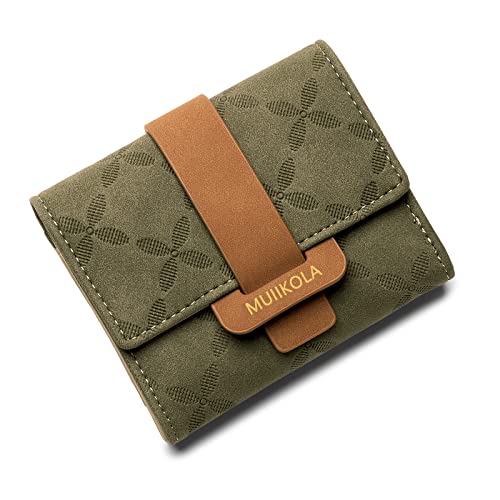 MUIIKOLA Geldbörse Damen RFID Blocking Portemonnaie Damen Veganes Leder Klein Damen Geldbeutel mit 5 Kartenfächern und 1 ID Fenster MUIIKOLA Geldbörse Damen RFID Blocking Portemonnaie Damen Veganes Leder Klein Damen Geldbeutel mit 5 Kartenfächern und 1 ID Fenster von MUIIKOLA