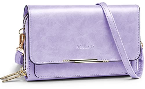 Roulens Klein Handy Umhängetasche,Damen Kleine Umhängetasche,PU Leder Crossbody Schultertasche Reisepass Handytasche mit Kartenschlitz Verstellbar Abnehmbar Schultergurt Roulens Klein Handy Umhängetasche,Damen Kleine Umhängetasche,PU Leder Crossbody Schultertasche Reisepass Handytasche mit Kartenschlitz Verstellbar Abnehmbar Schultergurt von Roulens