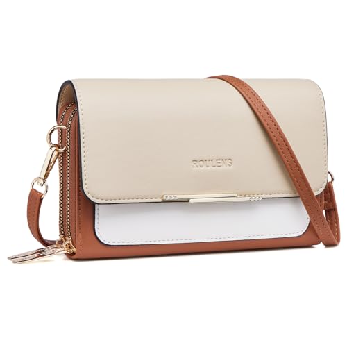 Roulens Klein Handy Umhängetasche,Damen Kleine Umhängetasche,PU Leder Crossbody Schultertasche Reisepass Handytasche mit Kartenschlitz Verstellbar Abnehmbar Schultergurt Roulens Klein Handy Umhängetasche,Damen Kleine Umhängetasche,PU Leder Crossbody Schultertasche Reisepass Handytasche mit Kartenschlitz Verstellbar Abnehmbar Schultergurt von Roulens
