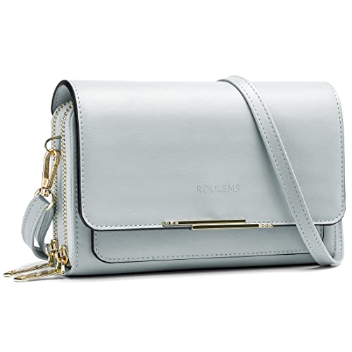 Roulens Klein Handy Umhängetasche,Damen Kleine Umhängetasche,PU Leder Crossbody Schultertasche Reisepass Handytasche mit Kartenschlitz Verstellbar Abnehmbar Schultergurt Roulens Klein Handy Umhängetasche,Damen Kleine Umhängetasche,PU Leder Crossbody Schultertasche Reisepass Handytasche mit Kartenschlitz Verstellbar Abnehmbar Schultergurt von Roulens