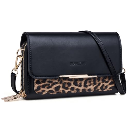 Roulens Klein Handy Umhängetasche,Damen Kleine Umhängetasche,PU Leder Crossbody Schultertasche Reisepass Handytasche mit Kartenschlitz Verstellbar Abnehmbar Schultergurt Roulens Klein Handy Umhängetasche,Damen Kleine Umhängetasche,PU Leder Crossbody Schultertasche Reisepass Handytasche mit Kartenschlitz Verstellbar Abnehmbar Schultergurt von Roulens