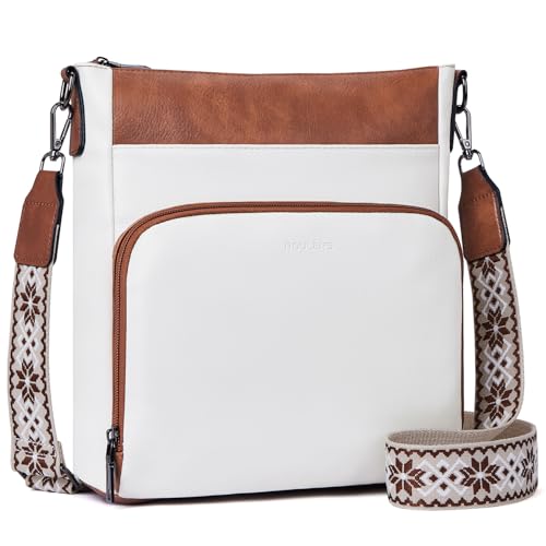 Roulens Umhängetaschen für Damen, Weiches Veganes Leder Mittelgroße Crossbody Bags, Schulterhandtasche mit Reißverschluss Geldbörsenfach auf der Vorderseite Roulens Umhängetaschen für Damen, Weiches Veganes Leder Mittelgroße Crossbody Bags, Schulterhandtasche mit Reißverschluss Geldbörsenfach auf der Vorderseite von Roulens