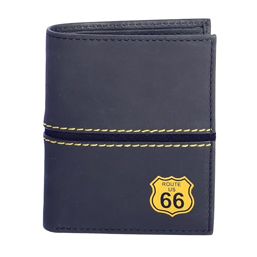 ROUTE 66 Herrengeldbörse – Geldbörse für Herren – Geldbörse für Herren – Geldbörse aus Leder mit RFID Männer – Geldbörse für Herren aus Leder, Luis, Marineblau, Estándar ROUTE 66 Herrengeldbörse – Geldbörse für Herren – Geldbörse für Herren – Geldbörse aus Leder mit RFID Männer – Geldbörse für Herren aus Leder, Luis, Marineblau, Estándar von Route 66