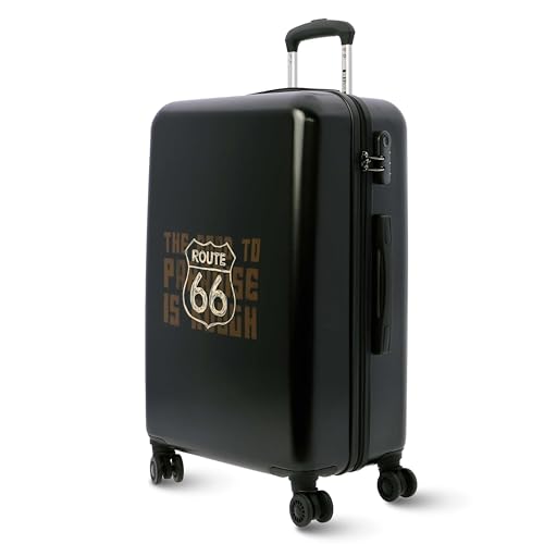 Route 66 Koffer - Koffer mittelgroß 66x44x24 -Reisekoffer mit 4 Rollen 360º leicht- Hartschalenkoffer - ABS - 33 L - Trolley - Carry on Luggage - rollkoffer- Klein & Mittelgroß Route 66 Koffer - Koffer mittelgroß 66x44x24 -Reisekoffer mit 4 Rollen 360º leicht- Hartschalenkoffer - ABS - 33 L - Trolley - Carry on Luggage - rollkoffer- Klein & Mittelgroß von Route 66