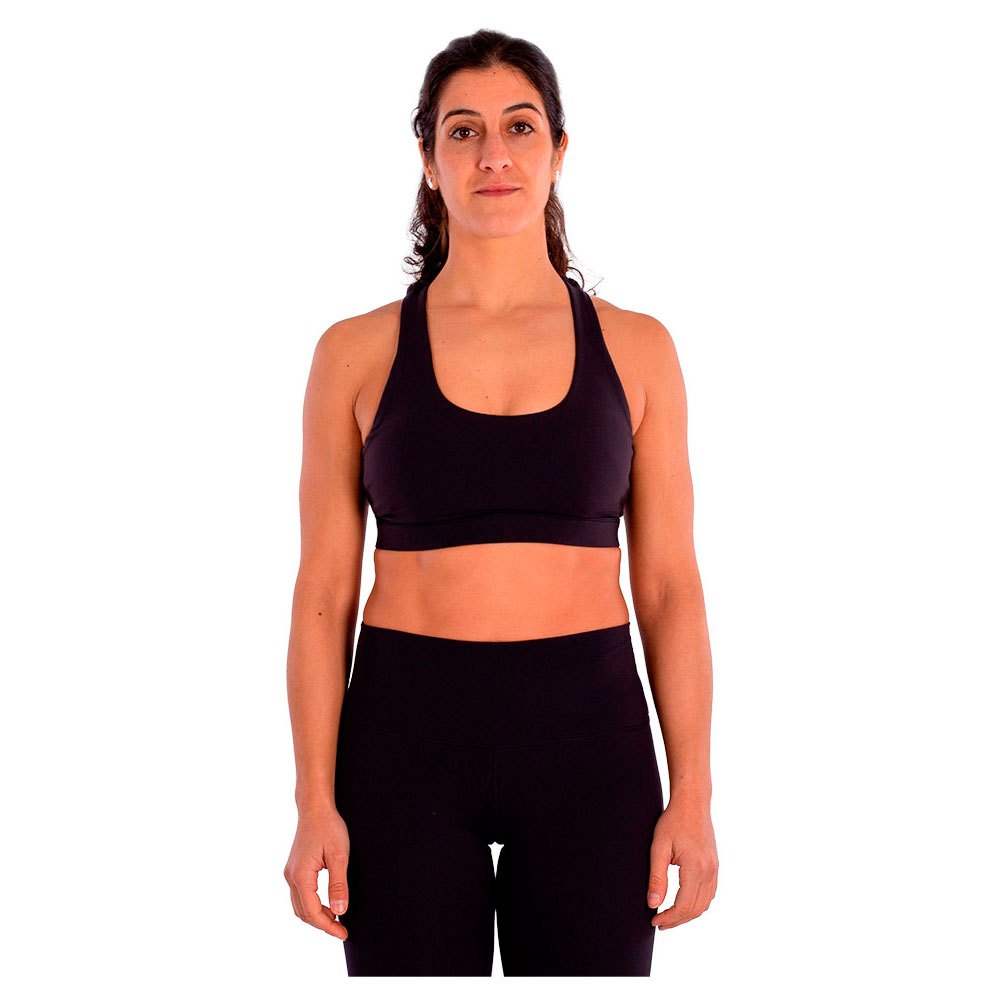 Rox Silky Sports Top Medium Support Schwarz L Frau von Rox