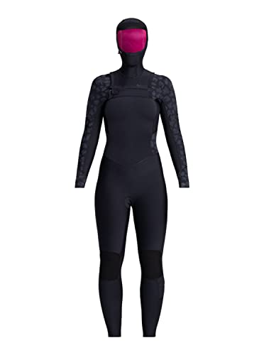 Roxy 5/4/3mm Swell Series - Hooded Chest Zip Wetsuit for Women - Chest-Zip Neoprenanzug mit Kapuze - Frauen - 10 - Schwarz. Roxy 5/4/3mm Swell Series - Hooded Chest Zip Wetsuit for Women - Chest-Zip Neoprenanzug mit Kapuze - Frauen - 10 - Schwarz. von Roxy