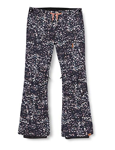 Roxy Damen Nadia Printed-Schneehose für Frauen, True Black izi, L Roxy Damen Nadia Printed-Schneehose für Frauen, True Black izi, L von Roxy