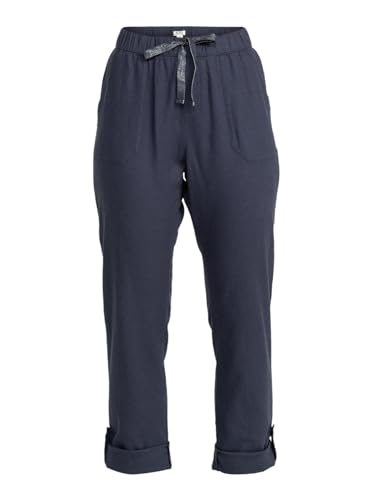 Roxy On The Seashore - Cargo Hose aus Leinen für Frauen Blau von Roxy