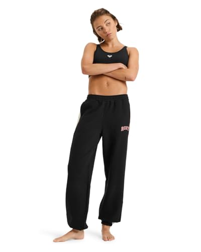 Roxy Essential Energy Jogger Hose, elastischer Bund, Schwarz, XS Roxy Essential Energy Jogger Hose, elastischer Bund, Schwarz, XS von Roxy