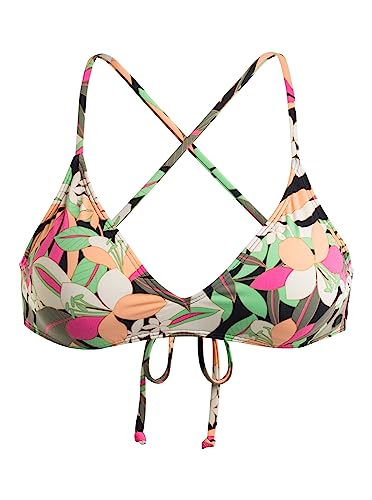 Roxy Printed Beach Classics - BH-Bikinioberteil für Frauen Schwarz von Roxy