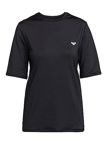 Roxy New Enjoy Waves - Kurzärmliges Surf-T-Shirt mit UPF 50 für Frauen Schwarz von Roxy